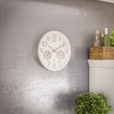 Mebus 12989 radio wall clock with Thermo-Hygrometer
