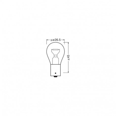 12V P21W BA15S 2xblister