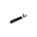 SURGE PROTECTOR ARMAC MULTI M6 3M 6X FRENCH OUTLETS BLACK