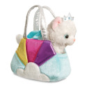AURORA Fancy Pals Plush Princess Cat in a blue bag, 20 cm