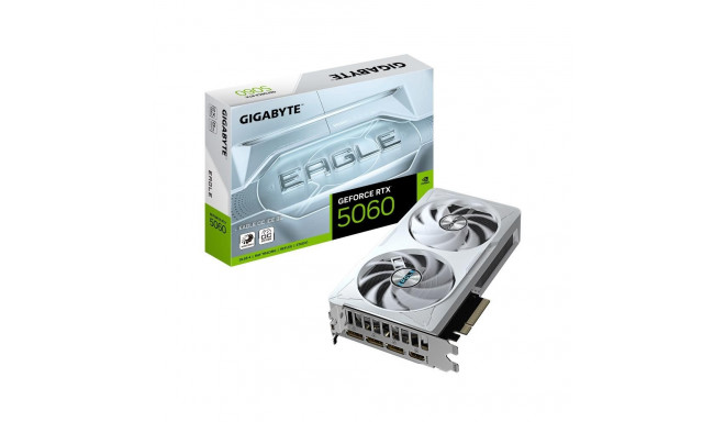 Graphics Card|GIGABYTE|NVIDIA GeForce RTX 5060|8 GB|GDDR7|128 bit|PCIE 5.0 16x|GPU 2550 MHz|Dual Slo