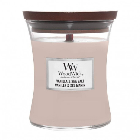 WoodWick küünal Vanilla & Sea Salt 275g
