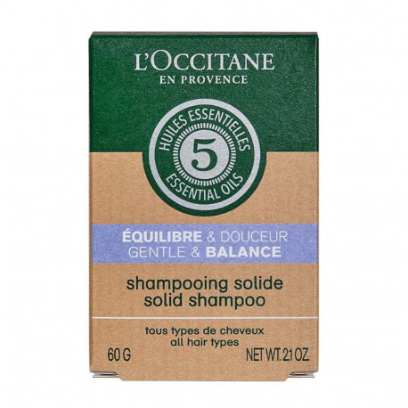 LOCCITANE GENTLE&BALANCE JABON SOLIDO CHAMPU 60ML