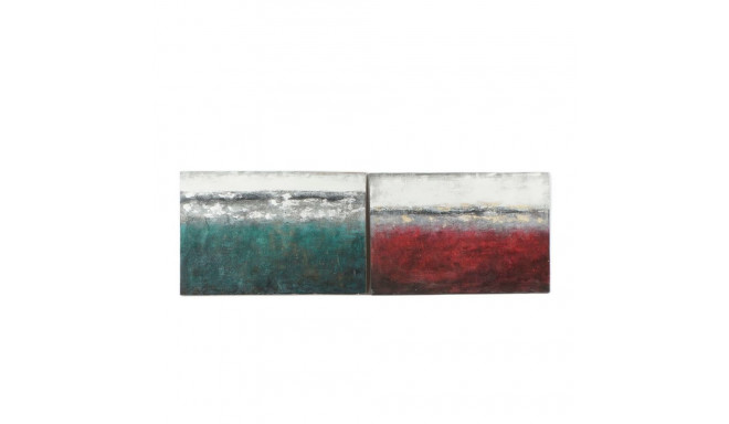 Maal DKD Home Decor 120 x 3,5 x 80 cm Abstraktne Kaasaegne (2 Ühikut)