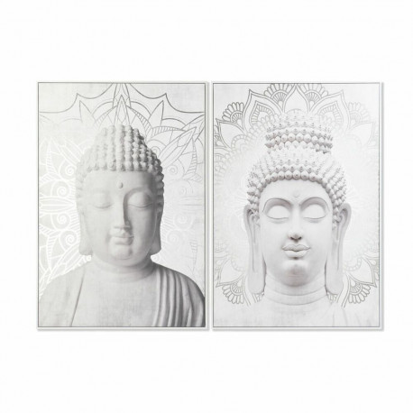 Maal DKD Home Decor 82,5 x 4,5 x 122,5 cm Buddha Idamaine (2 Ühikut)