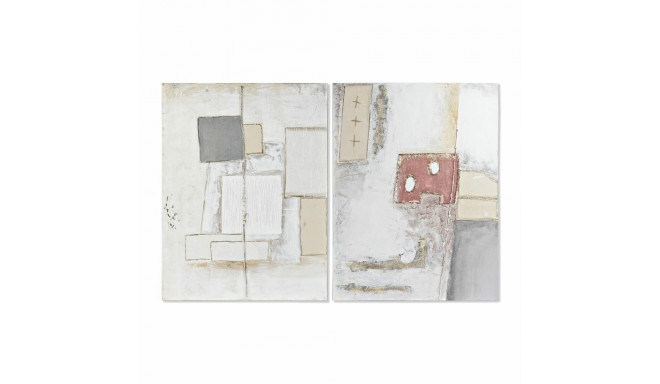 Canvas DKD Home Decor Pinewood Canvas 90 x 3,7 x 120 cm