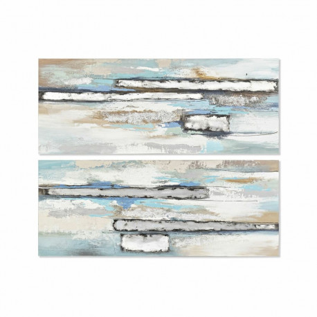 Maal DKD Home Decor 150 x 3 x 60 cm Abstraktne Kaasaegne (2 Ühikut)