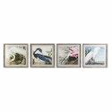 Maal DKD Home Decor Linnu Idamaine 60 x 2,5 x 60 cm (4 Ühikut) Maal DKD Home Decor Linnu Idamaine 60 x 2,5 x 60 cm (4 Ühikut)
