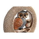 Dekoratiivkuju DKD Home Decor 16,5 x 6 x 25,5 cm Beež Öökull Sinine Boho (2 Ühikut)