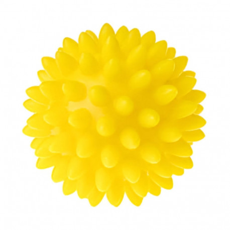 Piłka sensoryczna do masażu i rehabilitacji 5,4 cm Tullo żółta 416
