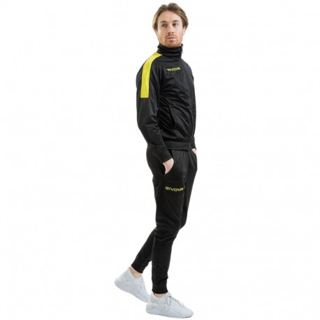 Givova spordidress Tuta Revolution TR033 1007 XL, must-kollane