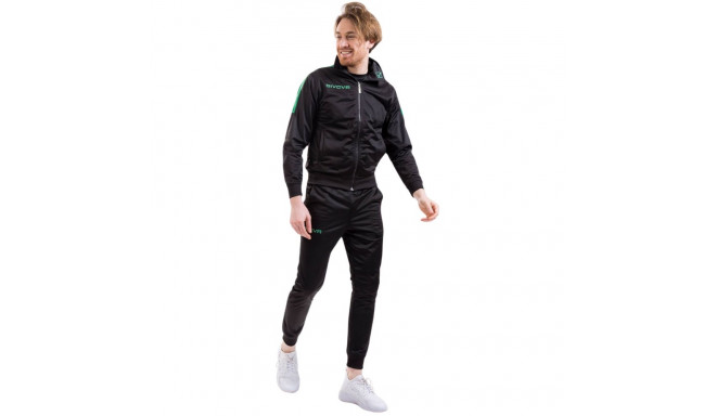 Dres Givova Tuta Revolution czarno-zielony TR033 1013 2XL