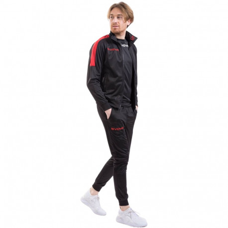 Dres Givova Tuta Revolution czarno-czerwony TR033 1012 2XS