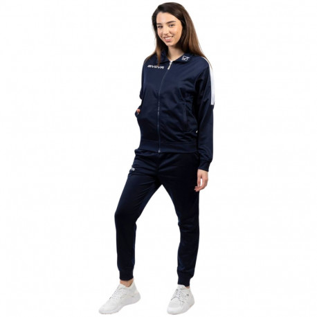 Dres Givova Tuta Revolution granatowo-biały TR033 0403 L