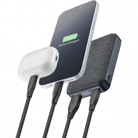 Akupank Cellular Line Glam 10000mAh, punane