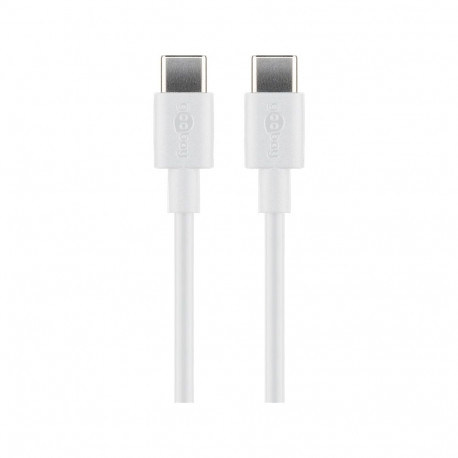 USB-C cable 0.5m, USB 2.0, 0.48 Gbit/s, white