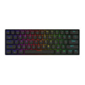 Savio BLACKOUT X2 punane mänguklaviatuur USB QWERTY Ameerika rahvusvaheline must
