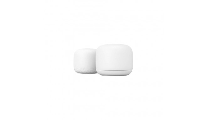 Google Nest Wifi Router+Pointr 2Pcs - White