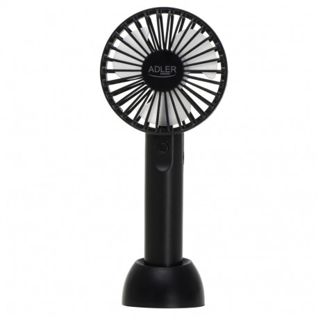 Adler Mini USB Fan | AD 7338 | Desk fan | Black | Diameter 7 cm | Number of speeds 3