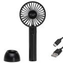 Adler Mini USB Fan | AD 7338 | Desk fan | Black | Diameter 7 cm | Number of speeds 3