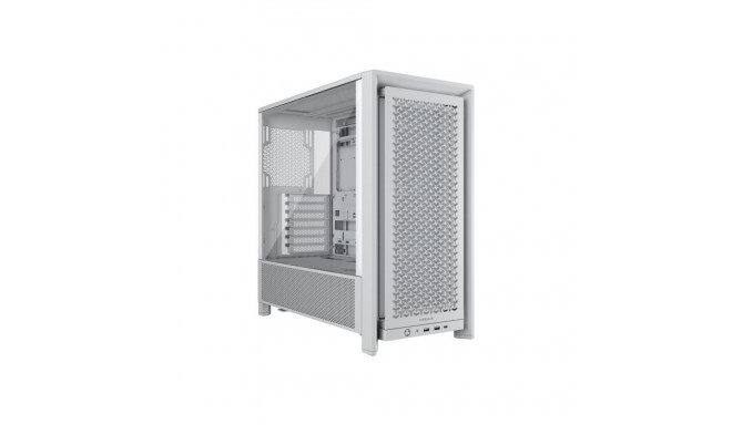 Corsair PC Case | Frame 4000D RS Modular | White | Mid-Tower | Power supply included No