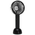 Adler Mini USB ventilaator AD 7338 lauaventilaator must läbimõõt 7 cm kiiruste arv 3