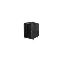Lanberg | Rack cabinet 19" free-standing 15U/800x1000 (flat pack) with glass door, LCD | FF01-8015-1 Lanberg | Rack cabinet 19" free-standing 15U/800x1000 (flat pack) with glass door, LCD | FF01-8015-1