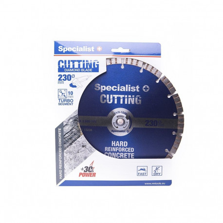 Diamond segment lõikeketas SPECIALIST+ Premium, 230 x 10 x 22.23 mm, tellistele, betoonile