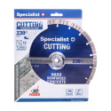 Teemantsegmendiga lõikeketas SPECIALIST+ Premium, 230 x 10 x 22.23 mm, telliste ja betooni jaoks