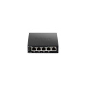 D-Link | Switch | DGS-1005P | Unmanaged | Desktop | Gigabit Ethernet (copper) ports quantity 5 | Pow