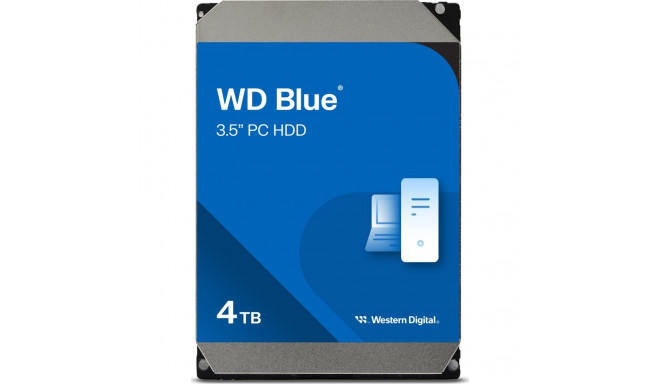 WD Blue 4TB SATA 3,5-tolline PC 6 Gb/s kõvaketas