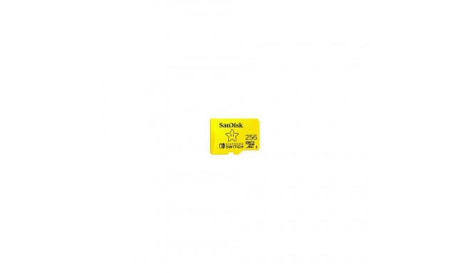 SanDisk microSDXC card for Nintendo Switch 256GB 100MB/s Read 90MB/s Write V30 U3 C10 A1 UHS-1