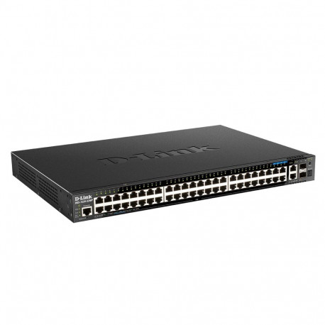 D-Link võrgulüliti DGS-1520-52MP/E L3-haldatav gigabit ethernet (10/100/1000) PoE 1U, must