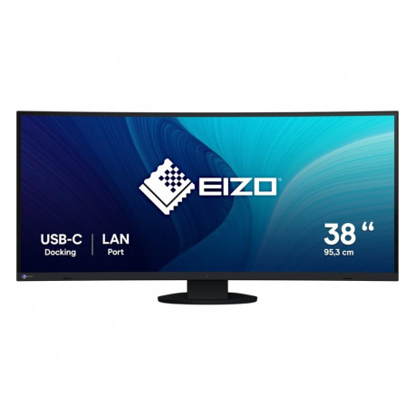 EIZO FlexScan EV3895-BK computer monitor 95.2 cm (37.5") 3840 x 1600 pixels UltraWide Quad HD+ LCD B