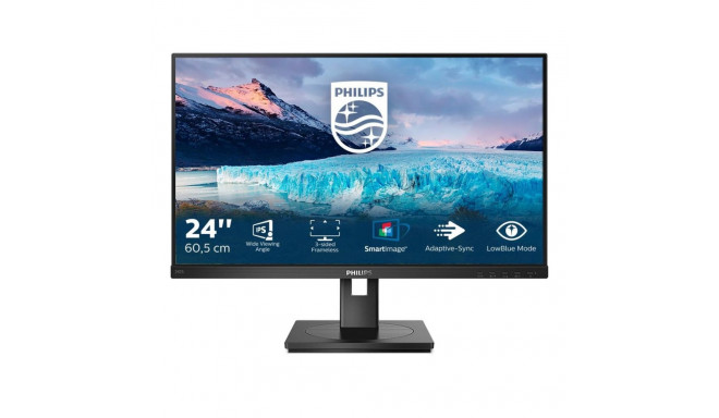 Philips S Line 242S1AE/00 LED ekraan 60.5 cm (23.8") 1920 x 1080 pikslit Full HD must