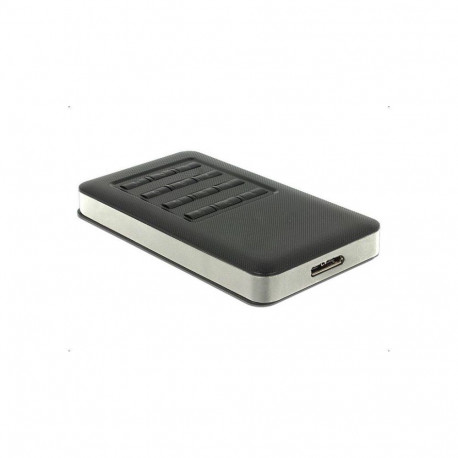 Externes Gehäuse M.2 Key B 42 mm SSD > USB 3.0 Typ Micro-B Buchse (grau/schwarz, mit Verschlüssel