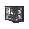 Darflash FT418 computer case + 6 aRGB fans (black)