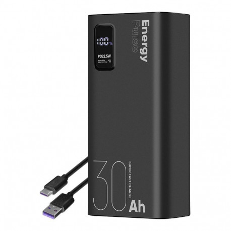 - OBAL:ME EnergyPulse Powerbank 30000mAh 22.5W Black