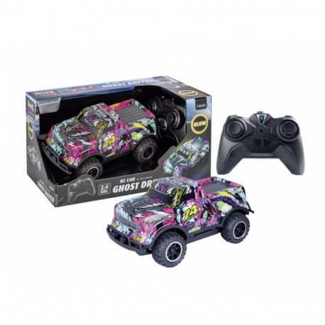 Auto zdalnie sterowane rc car ghost driver - fioletowe
