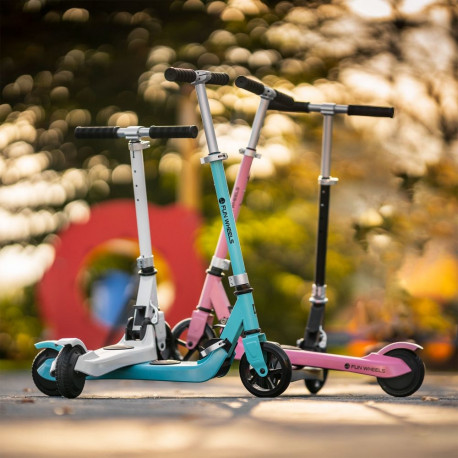 FUN WHEELS valge laste elektritõukeratas