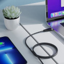 Acefast C11-03 Magnetiline USB-C kuni USB-C Kaabel 60W PD Kiire Laadimine + Andmete Sünkroonimine Ee