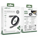 Acefast C11-03 Magnetic USB-C to USB-C Cable 60W PD Fast Charging + Data Sync Detachable Black