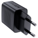 Acefast A82 GaN USB-C Laadija 20W PD Kiire Laadimine EL Pistiku Kompaktne ja Energiatõhus Must