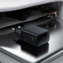 Acefast A82 GaN USB-C Laadija 20W PD Kiire Laadimine EL Pistiku Kompaktne ja Energiatõhus Must