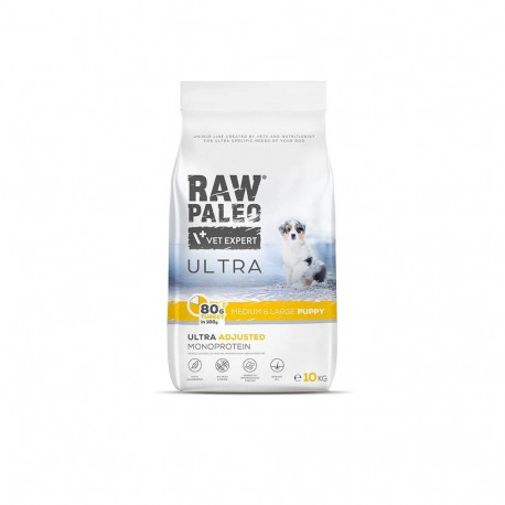 Dog Food - VET EXPERT RAW PALEO Ultra Medium&Large Puppy Turkey 10 kg