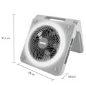 Unold 86517 hall päikesepatareiga ventilaator campingule