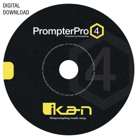 Ikan PrompterPro 4 tarkvara PC ja Mac jaoks