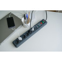 Brennenstuhl Secure-Tec 6-fach pistikupesa antratsiit 3m
