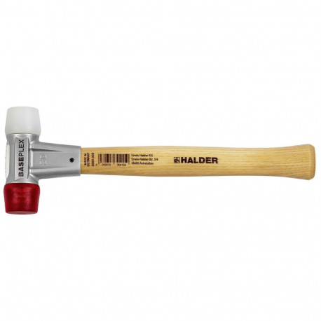Halder BASEPLEX mallets w. zinc die cast housing & wooden handle
