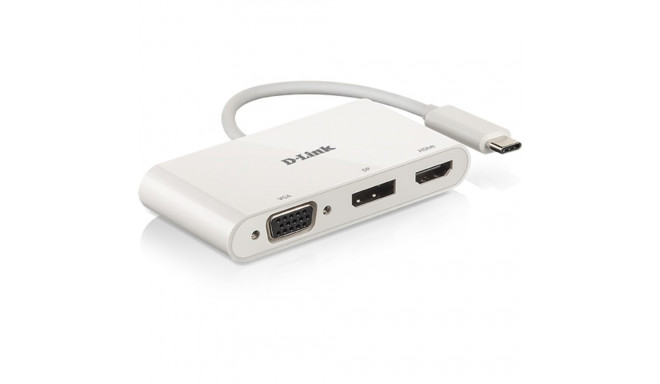D-Link DUB-V310 USB-C 3-pordiline videoadapter